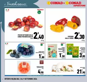 Volantino Conad Superstore settimana 36 Pagina 6: Che Misto! BIO NOBERASCO €3,00