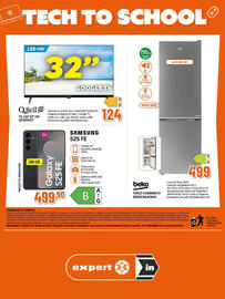 Volantino Ipercoop | Expert Pagina 12: Q.Bell TV LED 32" HD €124,00, Beko frigo combinato €499,00