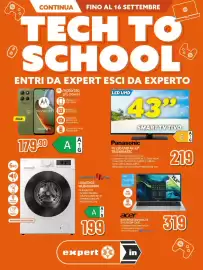 Volantino Ipercoop | Expert Pagina 1: Panasonic TV LED UHD 4K 43" €219,00, Lavatrice Smartway €199,00