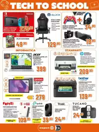 Volantino Ipercoop | Expert Pagina 3: Sedia gaming Gluck €129,90, Stampante multifunzione laser Brother DCP-L1640W €139,90