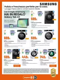 Volantino Ipercoop | Expert Pagina 9: Lavatrice Slim Crystal Clean €449,00, Lavatrice BESPOKE AI €699,00
