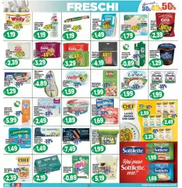 Volantino Il Castoro Supermercati Pagina 12: Danone actimel bianco €2,49, Nonno Nanni fresco spalmabile €1,89