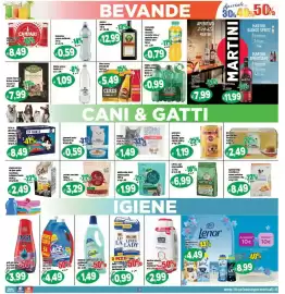 Volantino Il Castoro Supermercati Pagina 18: Acqua claudia effervescente naturale €0,99, Birra ceres strong ale €5,49