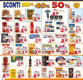 Volantino Pewex Pagina 18: Divella biscotti ottimini classici €1,49, Nestlé barrette fitness cioccolato €2,99