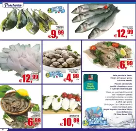 Volantino Pewex Pagina 6: Totano €6,99, Filetti di platessa €12,99