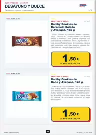 Folleto Sangüi Página 10: Caramelo - cookies de salado y avellana €1,50, Seco - cookies de coco y avellana €1,50