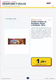 Folleto Sangüi Página 11: Disfruta - cookies de arandano, pasas y avellana €1,50