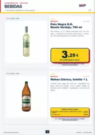 Folleto Sangüi Página 12: Rueda - pata negra d.o. rueda verdejo €3,25, Mahou - clásica, botella 1 l €1,35