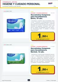 Folleto Sangüi Página 27: Secretísima - compresa para incontinencia extra €1,50