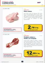 Folleto Sangüi Página 30: Ideal - pollo entero €2,78, Ideal - cordero entero o medio con despojo €12,99