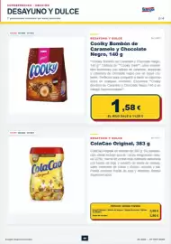 Folleto Sangüi Página 9: Cola cao - desafun y bulce original €3,39, Caramelo - cooky bombon de y chocolate negro €1,58