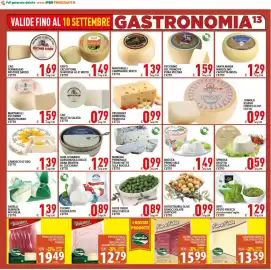 Volantino Iper Triscount Pagina 13: Ortoetruria olive denocciolate rustiche €0,99, Pecorino del Principe pura pecora €1,59