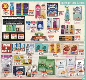 Volantino CTS Supermercati Pagina 23: Lines Seta Ultra €3,49, Spazzolino Colgate Triple Action €1,39