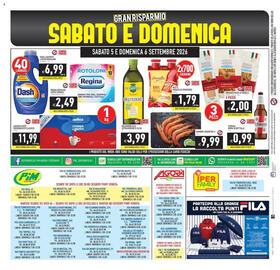 Volantino Pim Supermercati Pagina 24: Lavazza Caffè Crema&Gusto Classico €11,99, Belvedere olio extravergine di oliva €3,99