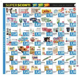 Volantino Pim Supermercati Pagina 14: Valsoria dessert fondente €1,19, Pinsa Romana Rusticana Bio €1,99