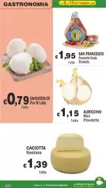 Volantino Primo Prezzo Pagina 42: Auricchio Mini Provolette €1,15, San Francesco Prosciutto Crudo €1,95