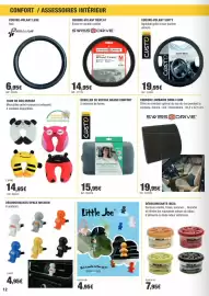 Catalogue Autobacs page 12: SWISS DRIVE Couvre-volant méplat €14,95, BODIFAC OREILLER DE VOYAGE Grand Confort €15,95