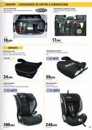 Catalogue Autobacs page 13: CUSTOMAGIC Tapis de coffre PVC €16,95, Sparco Siège auto ISOFIX €249,95