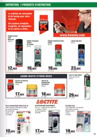 Catalogue Autobacs page 17: AUTO K Liquid Gum Noir €23,95, LOCTITE KIT RÉPARATION ÉCHAPPEMENT €17,95