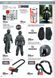Catalogue Autobacs page 22: NOEND CASQUE JET SC-31 NOIR MAT €54,95, NOEND GANTS URBANIZER COQUES €29,95