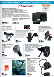 Catalogue Autobacs page 27: SUPPORT TÉLÉPHONE INDUCTION 15W €34,95, FMCT10 €39,95