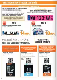 Catalogue Autobacs page 4: MOTO €18,95, PROTECTIONS PORTIÈRES €4,95