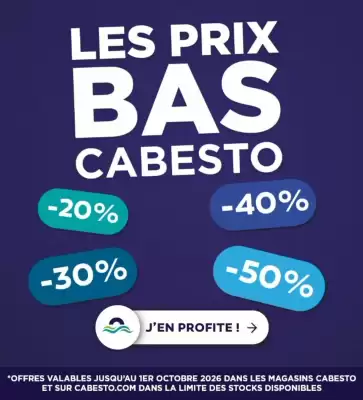 Catalogue Cabesto (valable jusqu'au 1-10)