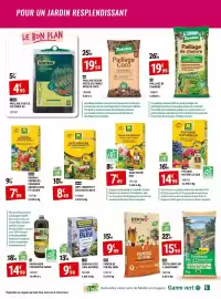 Catalogue Gamm vert page 5: MASSEO ENGRAIS FRAISIERS ET PETITS FRUITS €7,99, MASSO GARDEN ANTI LIMACES ET ESCARGOTS €8,49