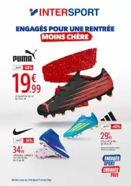 Catalogue Intersport page 1: PUMA ATTACANTO II AG-FG €19,99, Nike MERCURIAL SUPERFLY 10 CLUB FG/MG €34,99