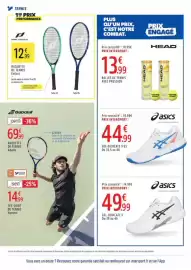 Catalogue Intersport page 12: PRO TOUCH RAQUETTE DE TENNIS Enfant €12,99, ASICS GEL-DEDICATE 9 €49,99