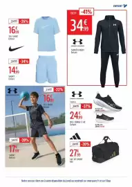 Catalogue Intersport page 15: UNDER ARMOUR SURVÊTEMENT Enfant €34,99, UNDER ARMOUR TEE-SHIRT Enfant €16,99