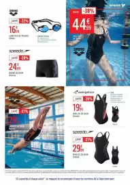 Catalogue Intersport page 25: Arena LUNETTES DE PISCINE Adulte €16,99, Energetics MAILLOT DE BAIN Femme €19,99