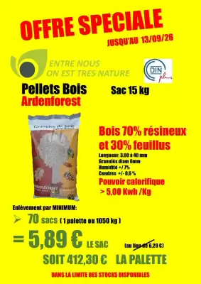 Point Vert (valable jusqu'au 13-09)