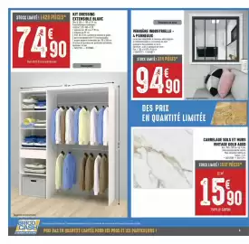 Catalogue Brico Cash page 4: CARRELAGE SOLS ET MURS VINTAGE GOLD AGED €15,90, VERRIÈRE INDUSTRIELLE - 4 PANNEAUX €94,90
