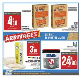 Catalogue Brico Cash page 6: SEMIN ENDUIT 3 EN 1 €24,90, Isover Laine de verre cloison duo €3,10