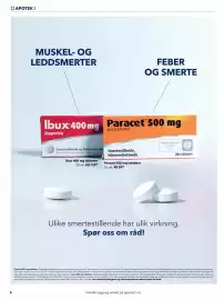 Apotek 1 kundeavis Side 8: Ibux 400 mg tabletter €129,90, Paracet 500 mg tabletter €59,90