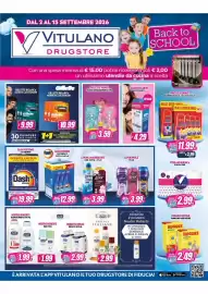 Volantino Vitulano Drugstore Pagina 1: Gillette Venus rasoi extraconfort €3,59, Head & Shoulders shampoo €4,29