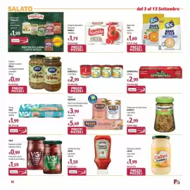 Volantino Futura Supermercati Pagina 10: Mais Bonduelle €2,99, Legumi scottati a vapore Miele €0,89