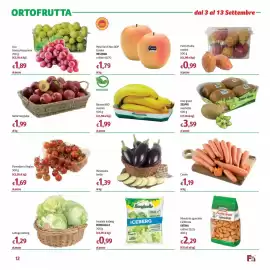 Volantino Futura Supermercati Pagina 12: Banane BIO Almaverde €1,99, Nettarina gialla €1,99
