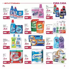 Volantino Futura Supermercati Pagina 17: Linea detergenti spray CIF €1,99, Calgon Power 4in1 €4,99
