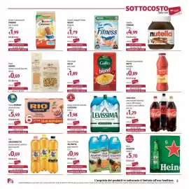 Volantino Futura Supermercati Pagina 3: Birra Heineken €5,70, Succo di frutta Valfrutta gusti assortiti €0,99
