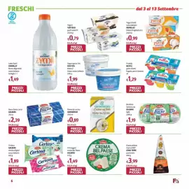 Volantino Futura Supermercati Pagina 6: Yogurt greco 0% Ohi Vita bianco senza lattosio €1,99, Fruttolo NESTLÈ €1,29