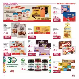 Volantino Futura Supermercati Pagina 8: Frollini Tre Marie €1,99, Ringo cacao/vaniglia €2,59