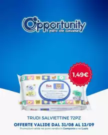 Volantino Opportunity Shop Pagina 9: Trudi salviettine €1,49