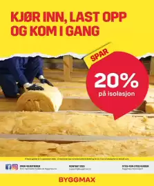 Byggmax kundeavis uke 36 Side 4: SPAR 20% på isolasjon