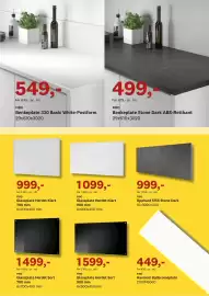 Bygger'n kundeavis Side 4: Benkeplate 330 Basic White-Postform €549,00, Benkeplate Stone Dark ABS-Rettkant €499,00