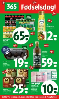 Coop 365 tilbudsavis (gælder indtil 9-09)