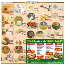 Volantino Idromarket Pagina 7: Central Pecorino Moliterno al Tartufo €4,89, Emmenthal francese President €0,99