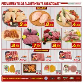 Volantino Idromarket Pagina 9: Coscianti di pollo €3,99, Fettine coscio di tacchino €7,99