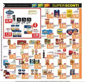 Volantino Iperfamily Pagina 17: Calvé maionese top down €1,49, Trombetta Caffè Classico €5,99